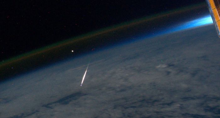 Perseid meteor shower ISS astronaut Ron Garan