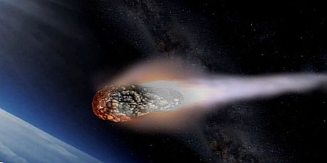 Перенаправление астероида с орбиты для его разрушения на Земле
