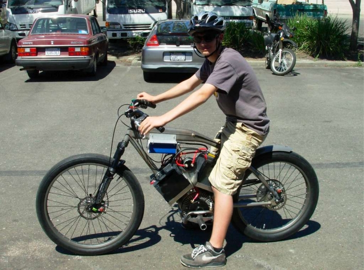 Электровелосипед перед испытаниями