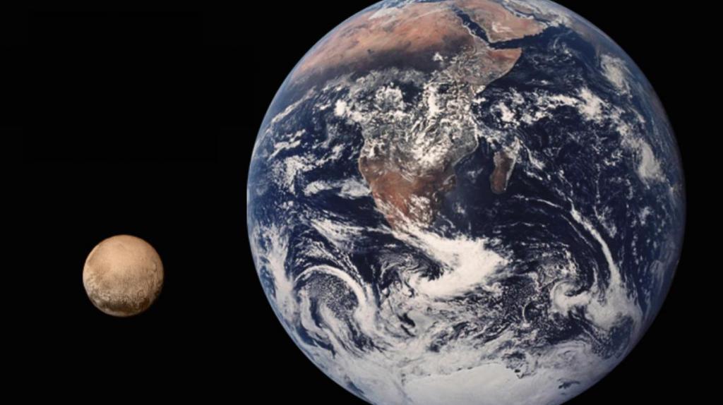 Земля и Плутон