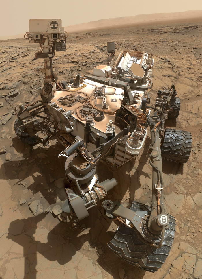 1. Приземление марсохода Curiosity на поверхность Марса.