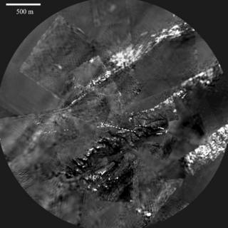 Панорамный снимок с Титана. 30 ноября 2005 года.