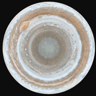 Южный полюс Юпитера. Снимок "Кассини"