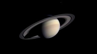 Сатурн с кольцами. Снимок "Кассини" 7 мая 2004 года