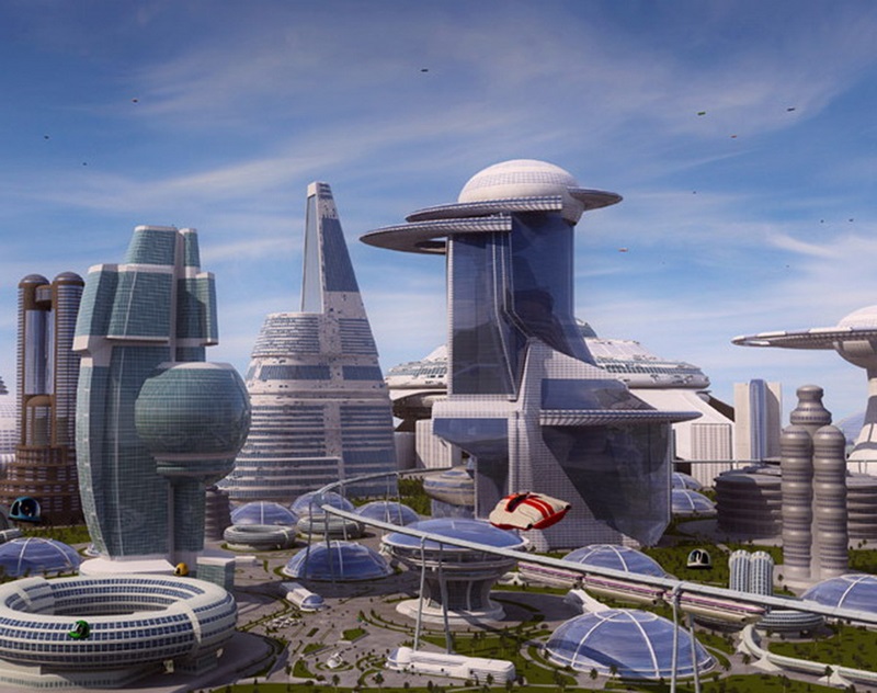 Фантастические города: Мир будущего в картинках