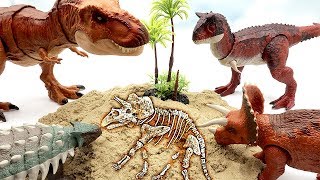 Who is the dinosaur bone? Jurassic World2 Fallen Kingdom Toys for Kids! Dinosaur fossil Science Kit