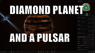 DIAMOND PLANET, PULSAR AND ITS MYSTERY - Universe Sandbox 2