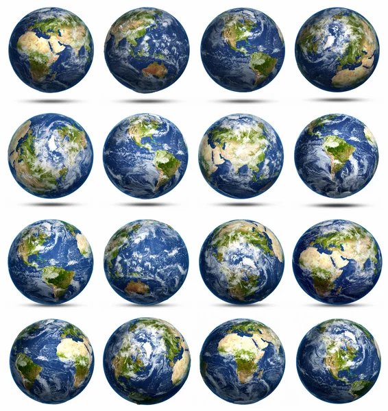 Планета Земля иконы set — стоковое фото