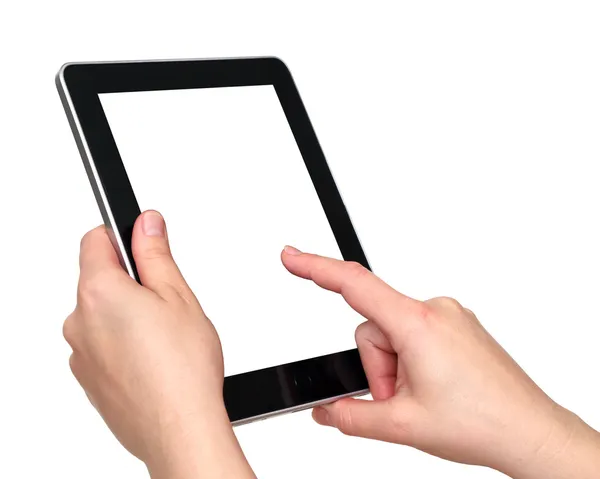 Цифровой планшет с сенсорным экраном — стоковое фото