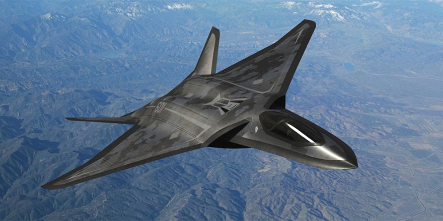 Проект истребителя F-X компании Lockheed Martin. 2011 год.
