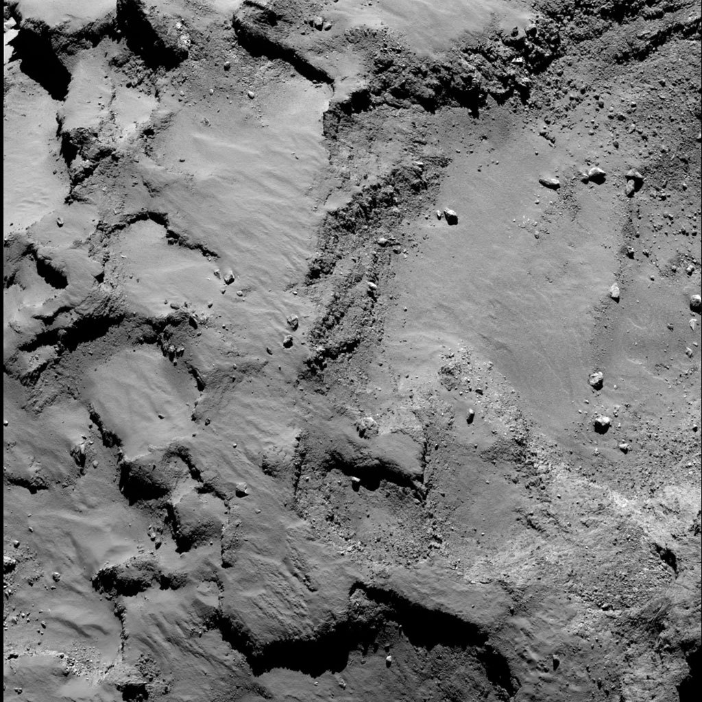 Первая в истории фотография, сделанная на поверхности кометы (27 фото)