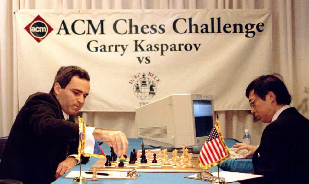 Shahmatnye matchi Kasparov Deep Blue 1