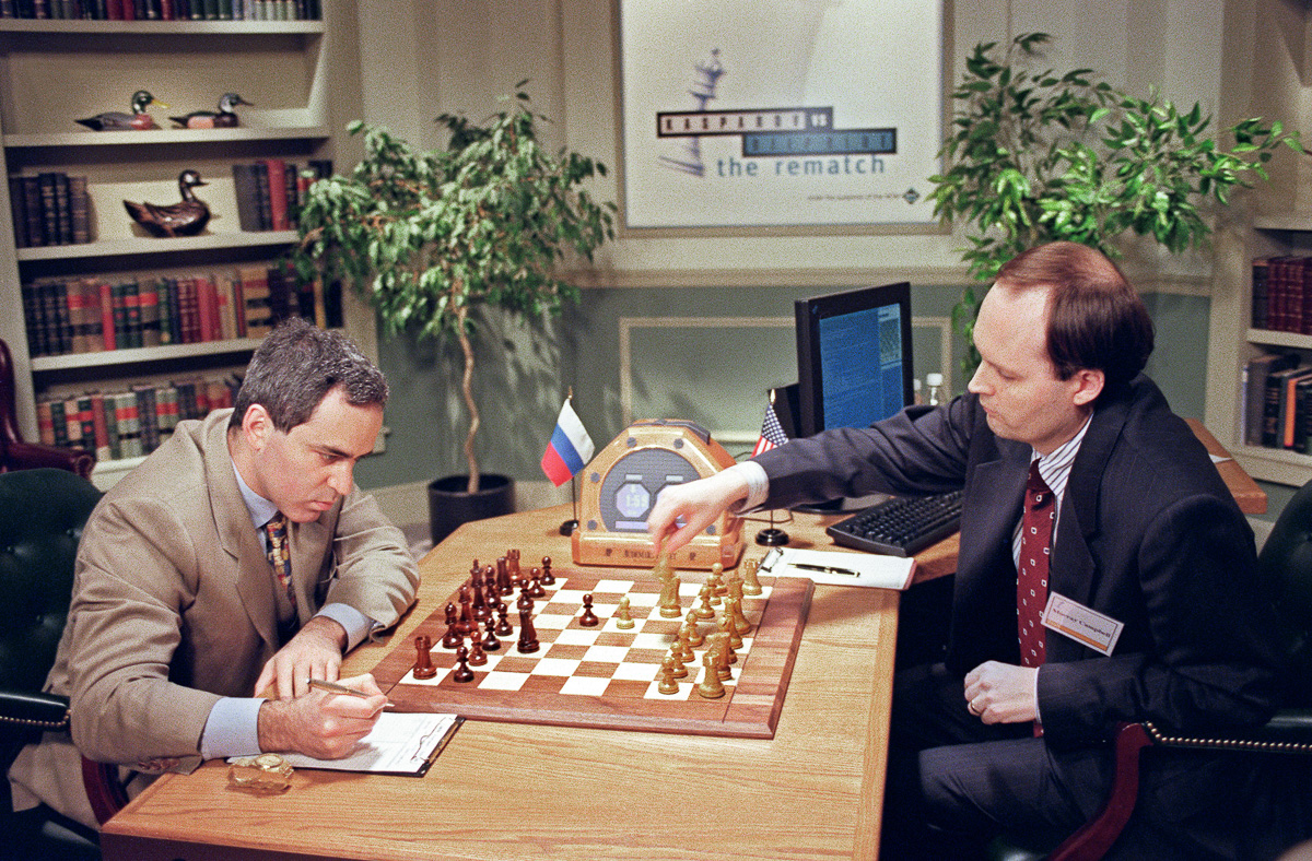 Shahmatnye matchi Kasparov Deep Blue 12