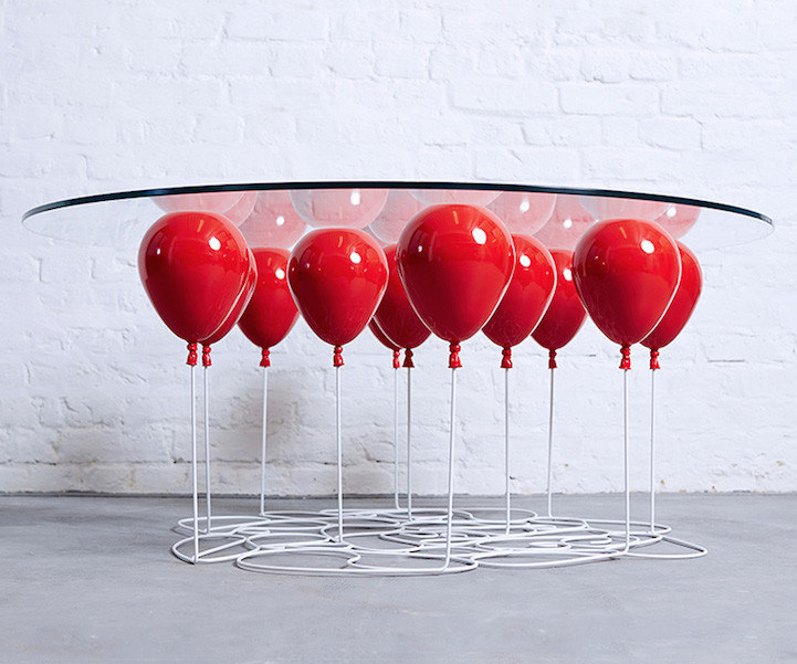 Кофейный стол на шариках — бытовая левитация от Кристофера Даффи гаджет, дизайн, креатив