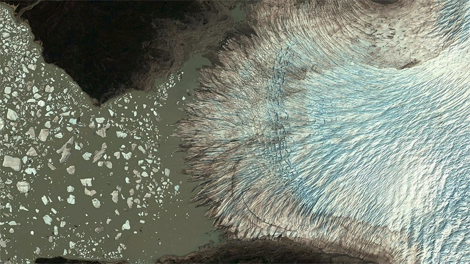 13. Ледник Сан-Квинтин, Чили google earth, земля, фото