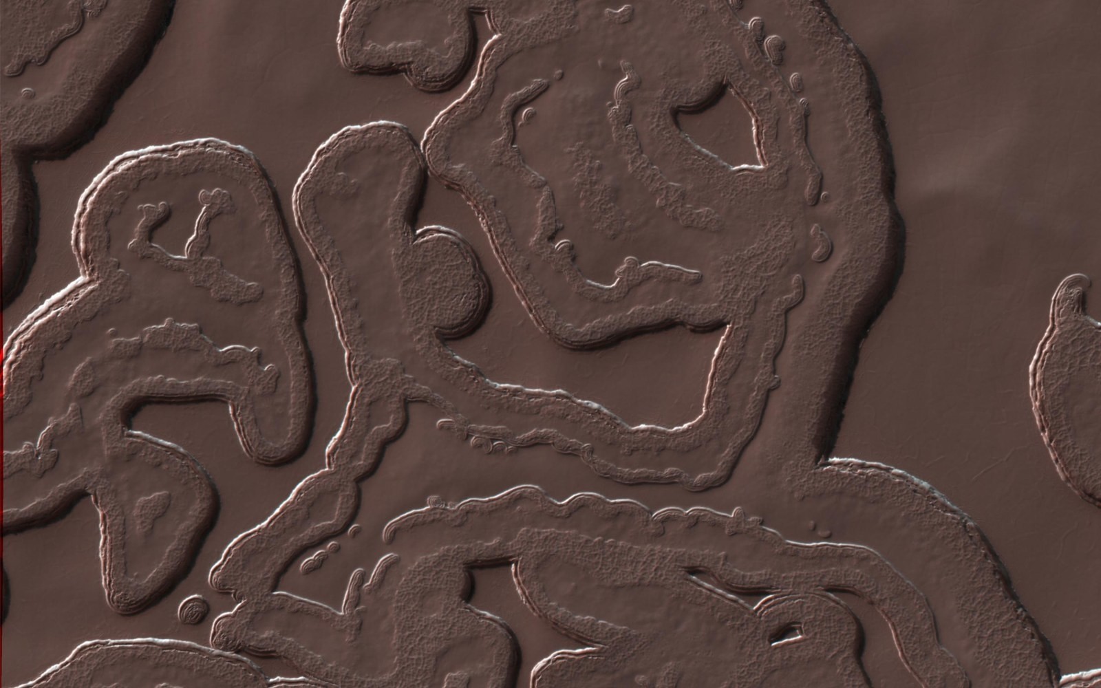 5. Марсианские долины, снятые с помощью автоматической межпланетной станции Mars Reconnaissance Orbiter (NASA) наука, научные исследования, научные открытия, фотографии