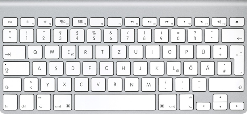 Немецкая клавиатура (MC184D/B) алфавит, клавиатура, компьютер, раскладка, раскладка на клаве