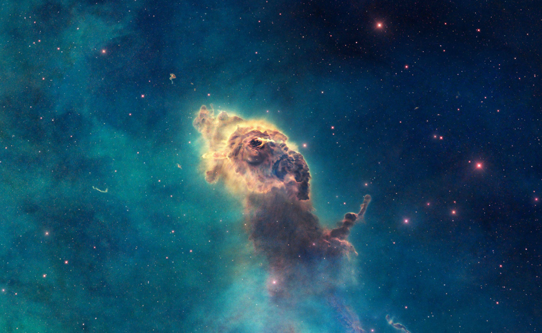 Carina Nebula Можете не верить, но в этом изображении нет ни капли фотошопа. Гора газа и пыли распространяется на три световых года в окружности, а само пространство — бесконечный источник энергии.