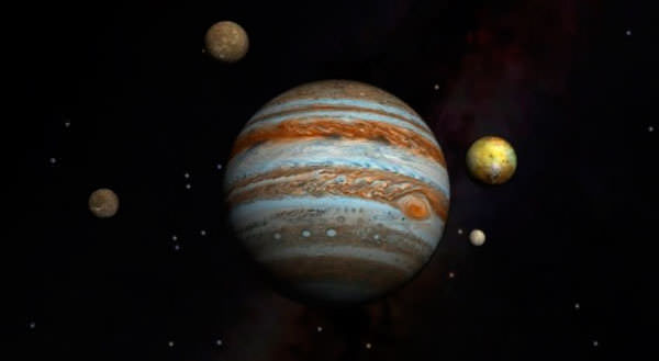 Огромная планета Юпитер