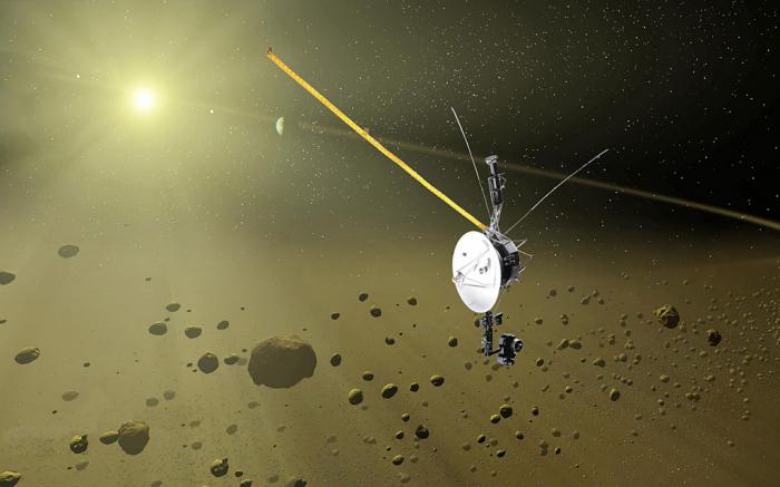 космический зонд вояджер 1 покидает солнечную систему