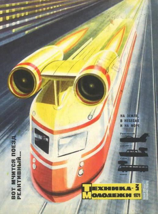 Поезд на реактивной тяге СССР