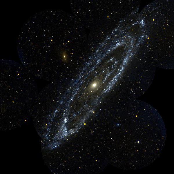 галактика андромеды на небе