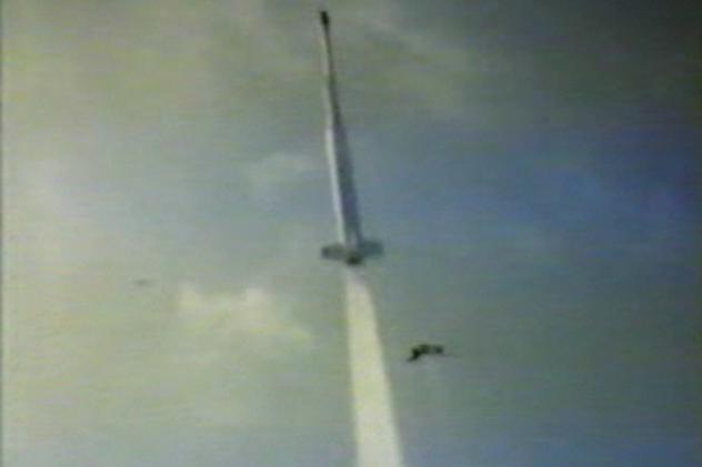 запуск баллистической ракеты "Аргус"