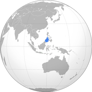 море Сулу на карте