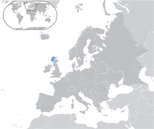 Гебридское море на карте