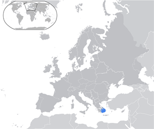 Миртойское море на карте