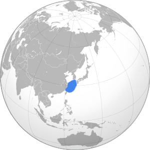 Восточно-Китайское море на карте