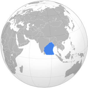 Бенгальский залив на карте