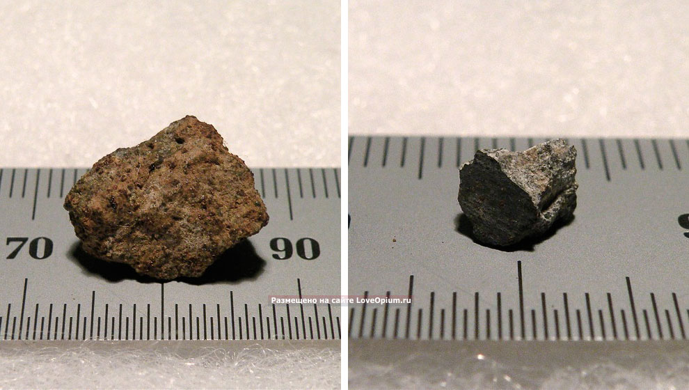 Фрагменты перуанского метеорита