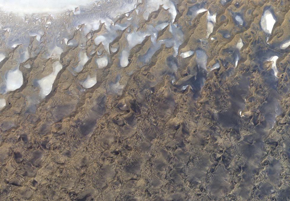 пустыня Дашт-е Лут, фото из космоса