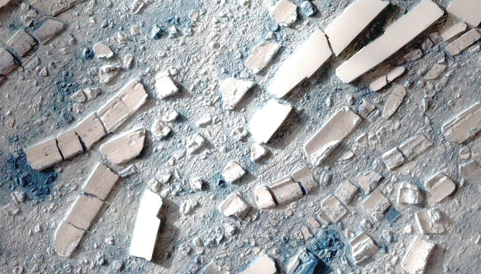 шельфовые ледники, фото из космоса