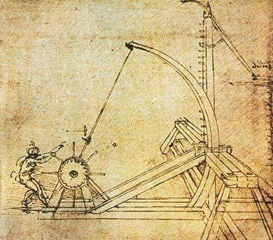 Пулемет и другое оружие, которое изобрел Леонардо да Винчи (8 фото)