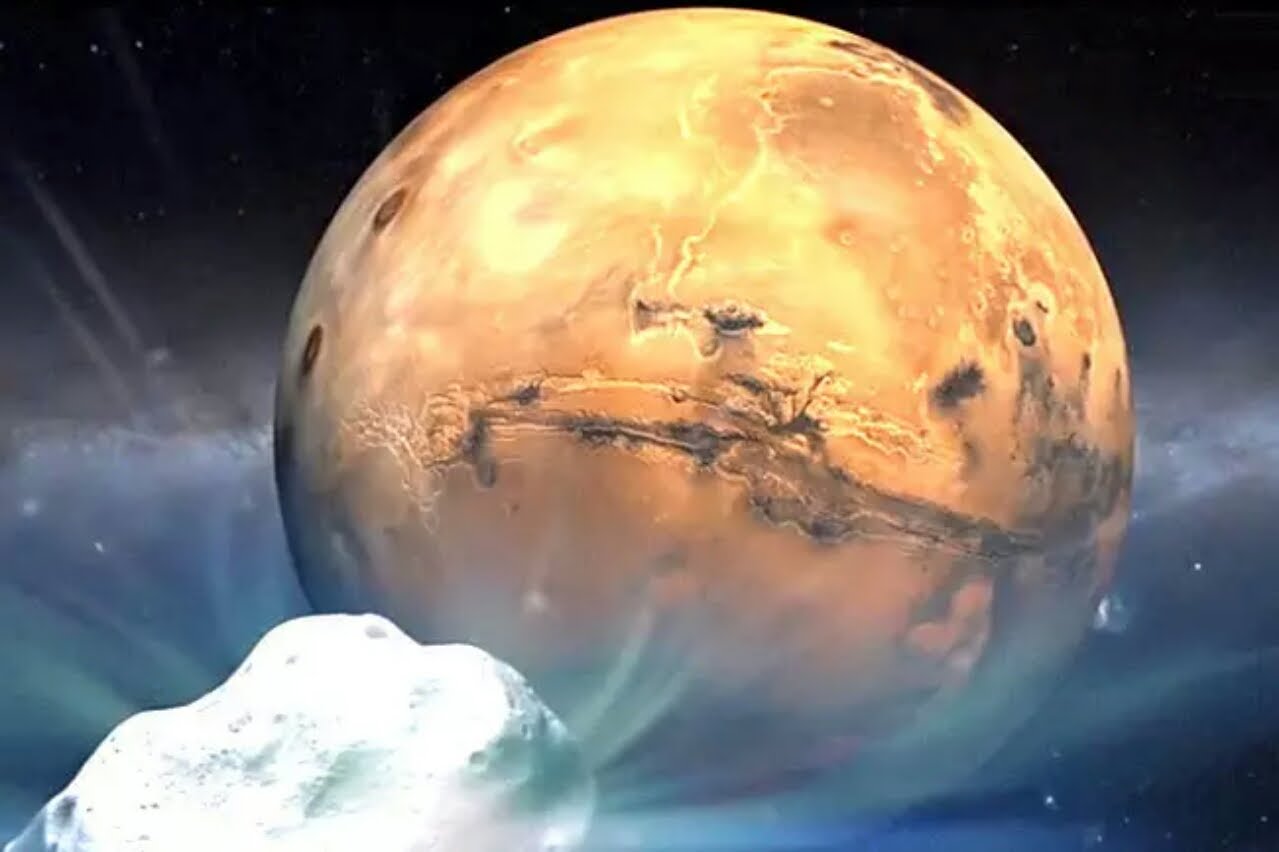 Марс может быть уничтожен гигантским астероидом