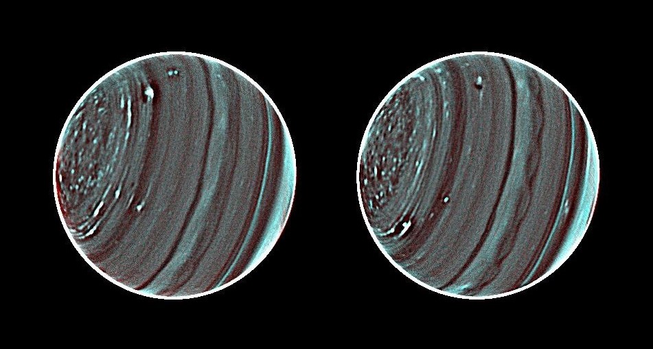 Инфракрасный снимок Урана ESO