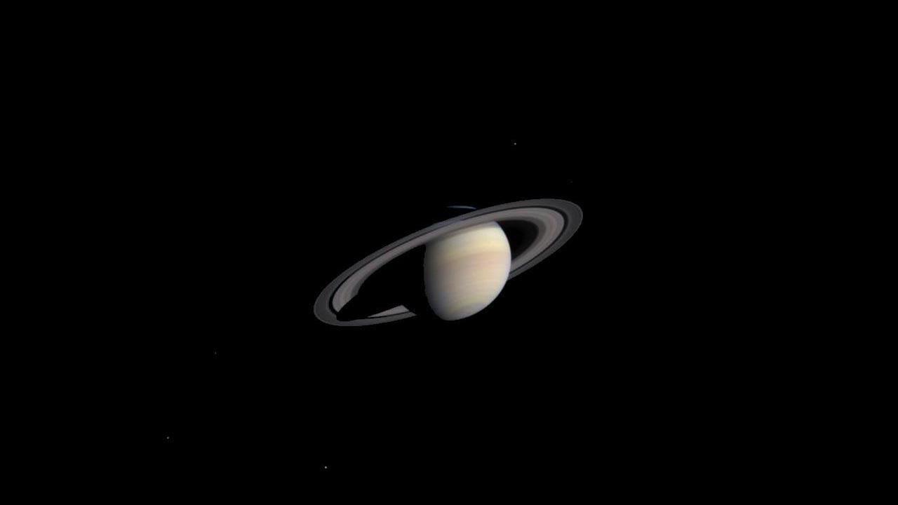 Общий вид планеты Сатурн