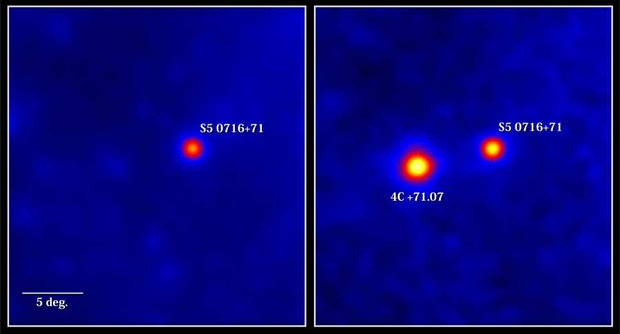 Гамма вспышка в галактике 4C 71,07