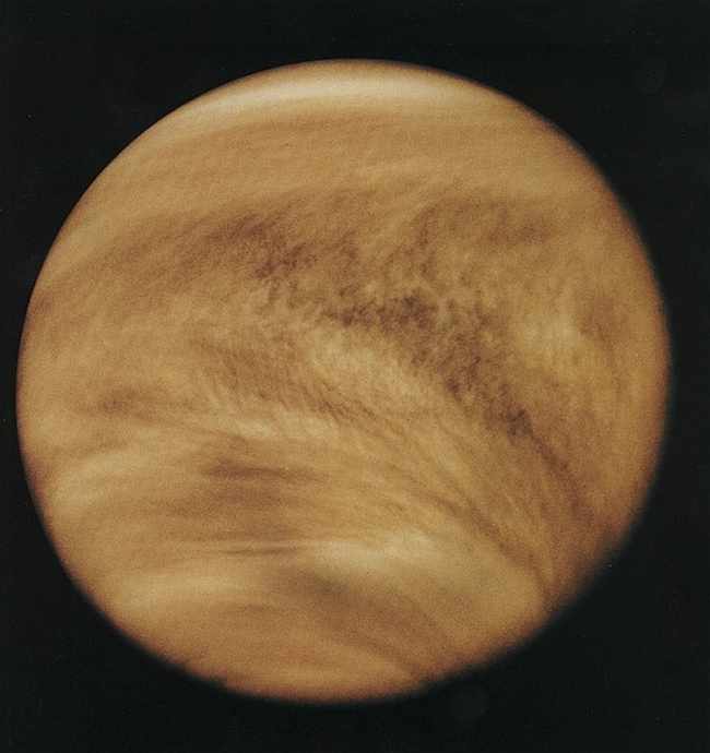 Венера, фото с борта космического разведчика