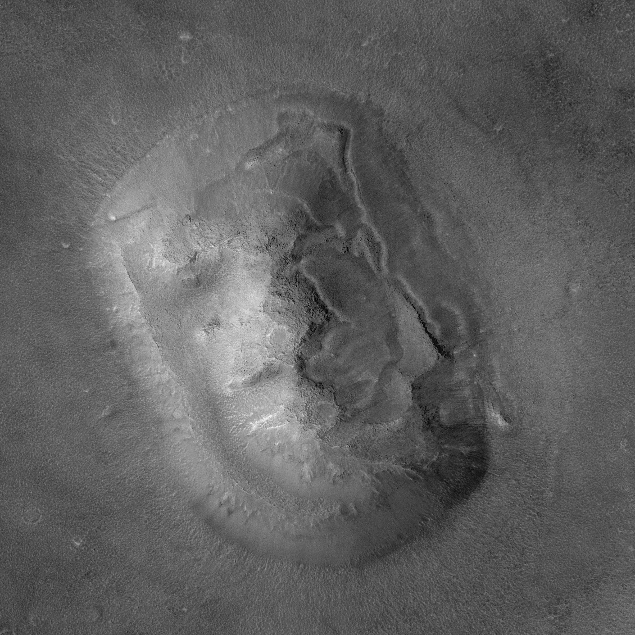 Знаменитое "Лицо на Марсе" в высоком качестве