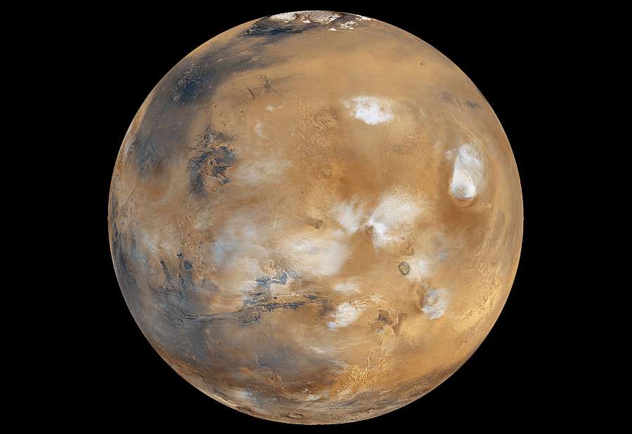 Марс, снимок из космоса