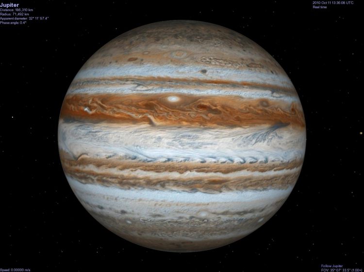 Юпитер — самая большая планета солнечной системы