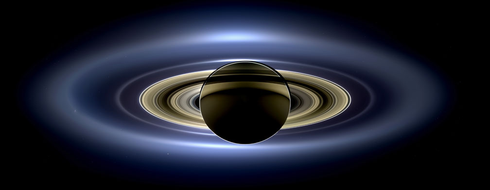 Сатурн, его кольца, Земля, Марс, Венера и много чего еще
