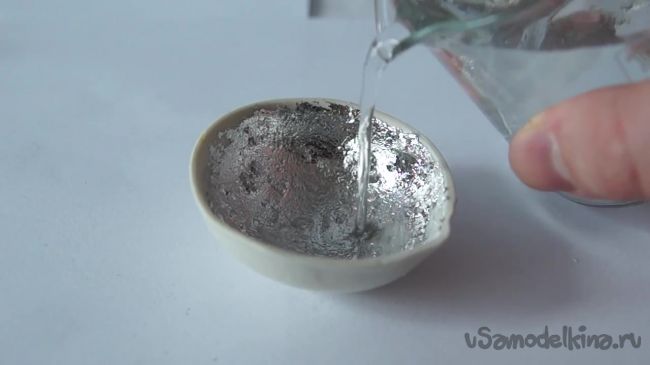 Химический опыт: реакция жидкого галлия и алюминия