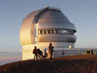 Башня телескопа "Джемини север"
