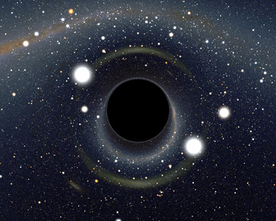 чёрная дыра во Вселенной