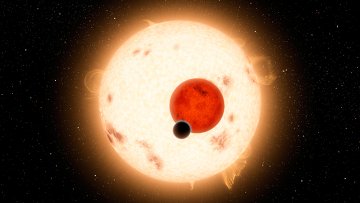 Планетная система с двумя солнцами Kepler-16. Архивное фото
