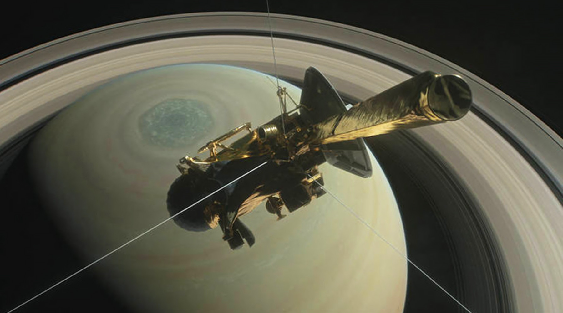 Межпланетная станция сгорела в атмосфере Сатурна 
